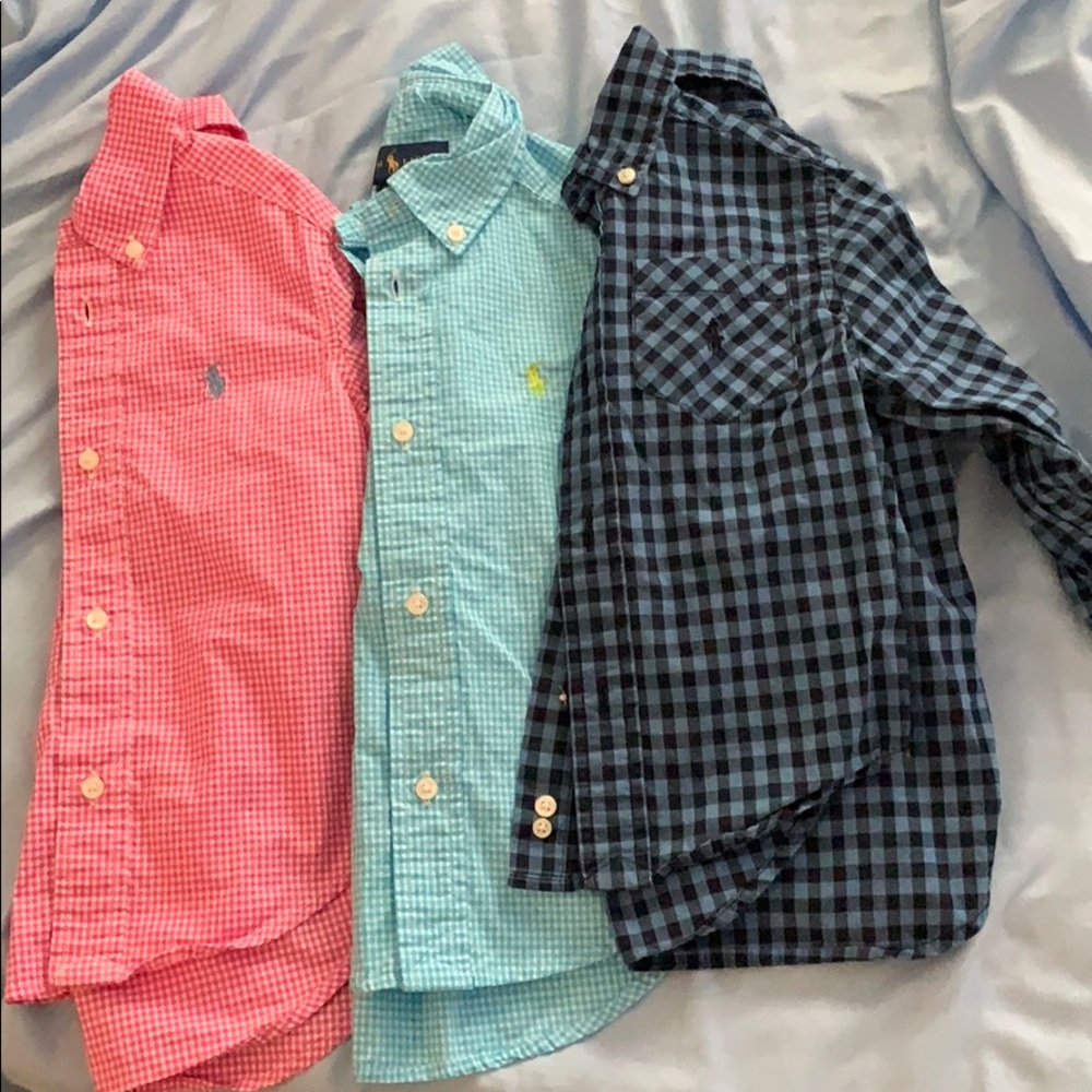 Ralph Lauren button up dress shirts